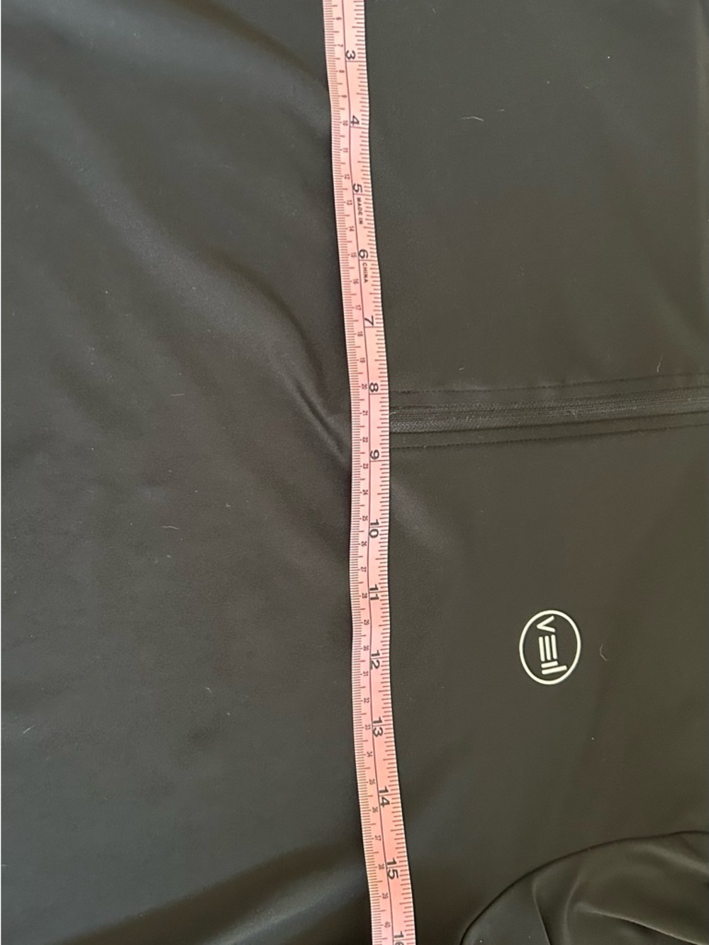 Veil Black Quarter-Zip Modest Performance Pullover - Picture 3 of 6